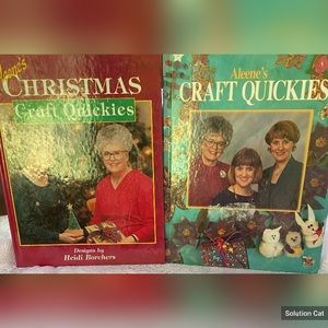 2 Hardcover Books of Alene’s Craft Quickie’s. Vintage